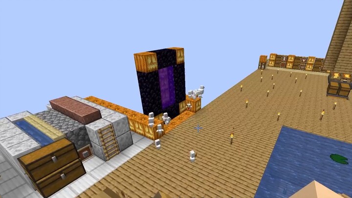 Start with one block, what will happen if you survive? Minecraft single block 6