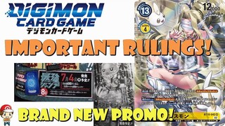 Important New Rulings You Need to Know & Mystery New Digimon Promo Coming! (Digimon TCG News)