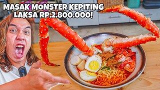 MUKBANG KEPITING RAKSASA ALASKA PAKE LAKSA SINGAPORE!