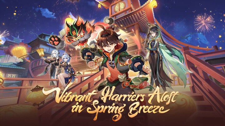 Genshin Impact - v.4.4 Vibrant Harriers Aloft In Spring Breeze (Kung Fu Panda)