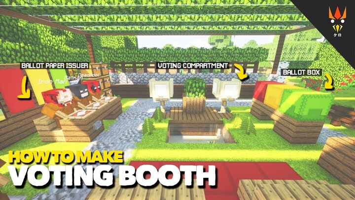 Minecraft : How To Make Voting Booth (Membuat TPS)