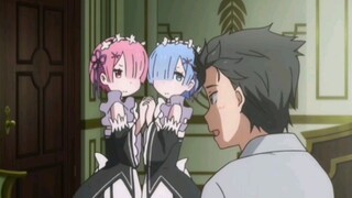 I really like Rem and Ram talking together. This time, Subaru committed suicide in exchange for some