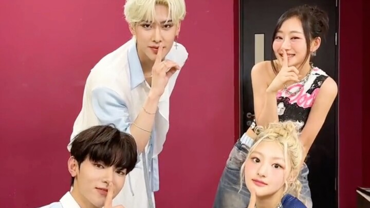 【ZB1】Kiss of Life official update: Zhang Hao, Ricky, Julie, Haneul. Kiss of Life - "shhh" challenge