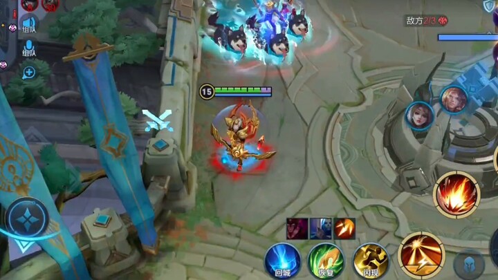 Hou Yi, who started with a score of 1-8, started to use his CD equipment at the fountain.
