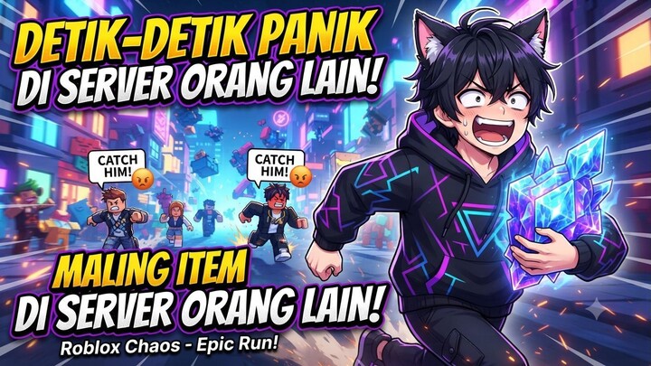 Detik-detik Panik Maling Item di Server Orang Lain!