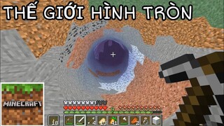 Sinh Tồn Trong Thế Giới Tròn | XÂY NGÔI NHÀ ĐÁ GỖ HƠI KHÓ | Trong Minecraft..!!