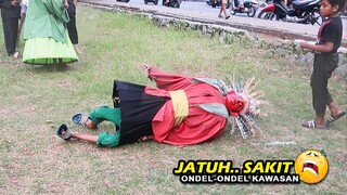 Ondel-Ondel KECIL JATUH❗ Aksi ONDEL ONDEL Paling LUCU di Kawasan 👍