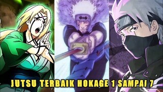 JUTSU TERBAIK HOKAGE 1 SAMPAI 7 YANG SEBENARNYA