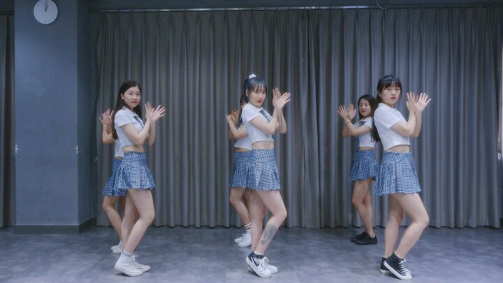 [Pailan] Tarian Jazz Korea "kupu-kupu" ruang dansa kelompok gadis gaya kampus yang manis membalik no