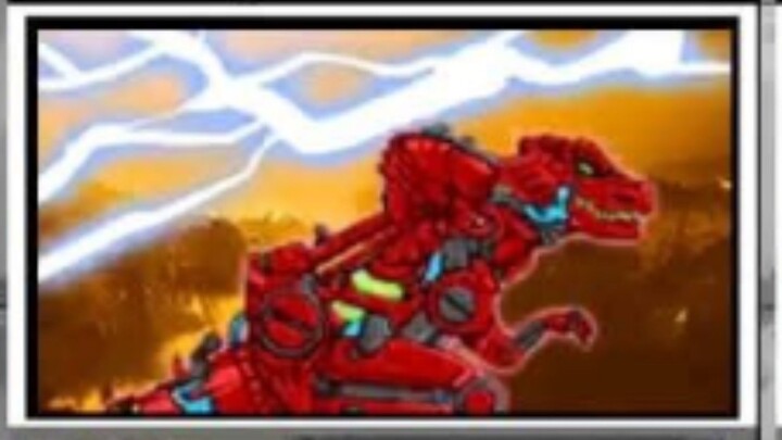 Transform Dino Robot Dinosaur Tyranno Red