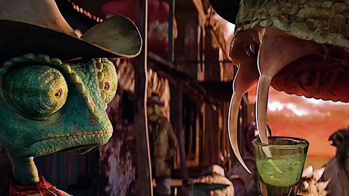 “Darn it, I’ve been swooned by a lizard!”—the critically acclaimed comedy “Rango”