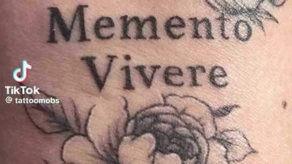 memento vivere tattoo