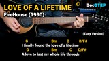 Love Of A Lifetime - FireHouse (1990) Easy Guitar Chords Tutorial with Lyrics