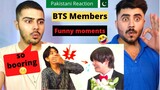 BTS  Funny moments 😂 || Pakistani Reaction||