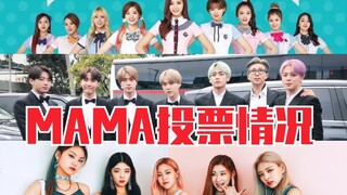 BTS断层第一！TWICE女团第一！MAMA投票情况！