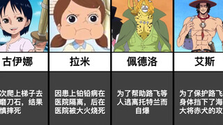 【海贼王】34位角色的死亡原因