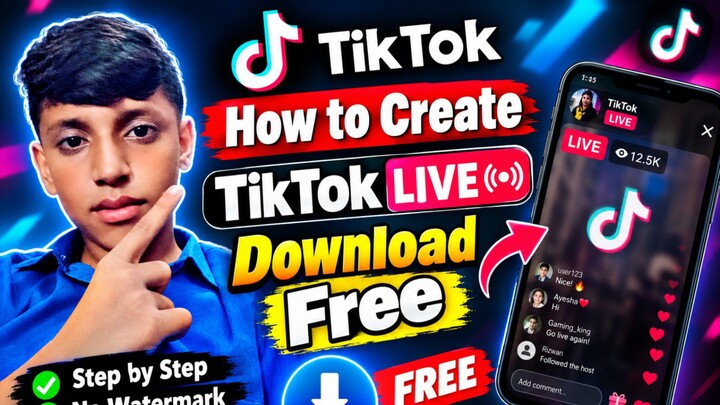 TikTok live download free 🆓 g ha gg😦😯