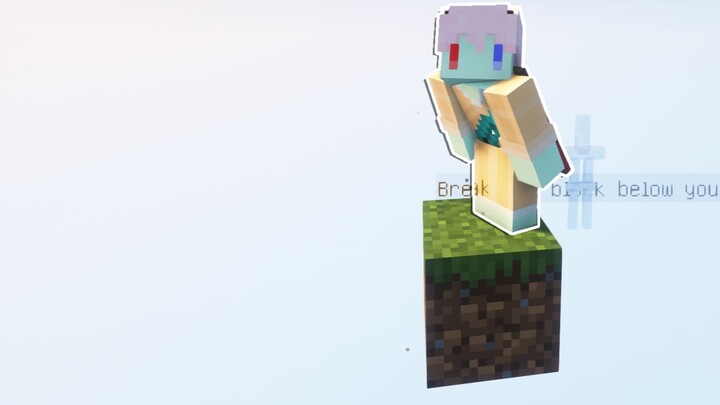 Dream back to 2020! There is only one block but can you dig all the time? One Block Survival Minecraft