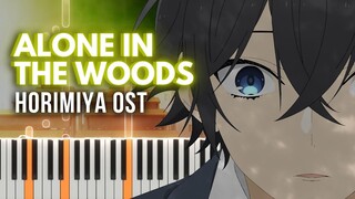 Horimiya Episode 13 OST - "Alone in the Woods" [Piano Tutorial]