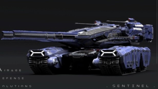 [Fiksi Ilmiah dan Fantasi] Tank Berat Empat Lacak Kiamat—Cyberpunk 2077 Suspended Armor