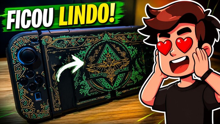 ISSO DEIXOU MEU NINTENDO SWITCH COMO NOVO 😁