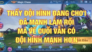 Bông chess. Đội hình mạnh và kĩ năng mạnh, chơi rất nhàn. Tharz với Sức Mạnh Quỷ.