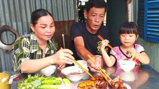 Vợ chồng tôi làm món chuột nướng xả tế siêu ngon