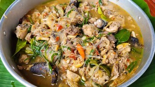 แกงไก่ใส่เส้นร้อน(วุ้นเส้น) แซ่บนัว เส้นไม่อืด