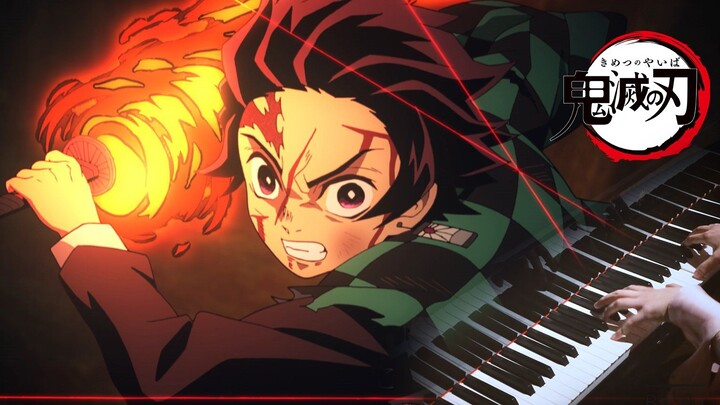 Burning!!Piano Thanh Kiếm Diệt Qu‧Tanjiro's Song Ghost Destruction の刀物门 Tanjiro のうた19 Chương Vulcan 