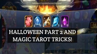 HALLOWEEN PART 2 AND MAGIC TAROT TIPS AND TRICKS