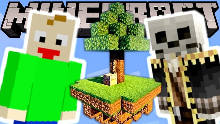 Stuck In Minecraft Skyblock With SpyCakes!