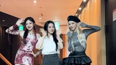(G)I-DLE 230511 Miyeon x aespa Ningning & Karina "Spicy" Challenge