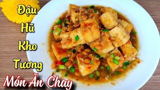 ĐẬU HŨ KHO TƯƠNG HỘT - cách làm tàu hủ kho chay ngon - Tú Lê Miền Tây