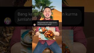 Kenapa makan kurma harus GANJIL? Emang kalo GENAP ditilang? Bukan ye #shorts