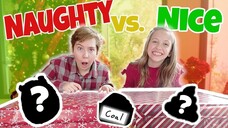 Naughty Vs Nice Christmas present switch up challenge! Girl vs Boy with Shiloh