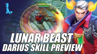 LUNAR BEAST DARIUS | ABILITY PREVIEW | SKINSPOTLIGHT