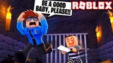 EVIL BABY CAUSES MISCHIEF IN PRISON! -- ROBLOX Where's the Baby!?