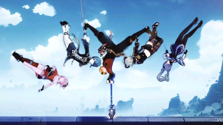 Look at Genshin Impact, who can't do a backflip yet!