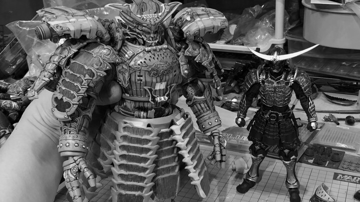 Kamen Rider Gaim Watermelon Armor Production Progress and Size Comparison