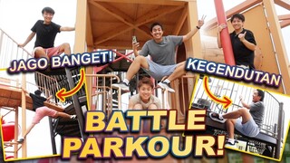 WASEDA BOYS BATTLE PARKOUR! NGAKAK JIWA😂