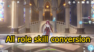 All role skill conversion