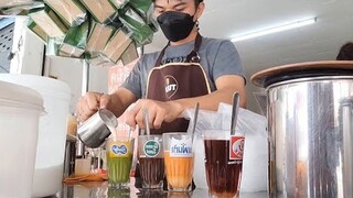 โบราณ+เนส ชาเขียวนม ชามะนาว°ความเข้มข้นไม่เคยลดลงเลยร้านนี้👍