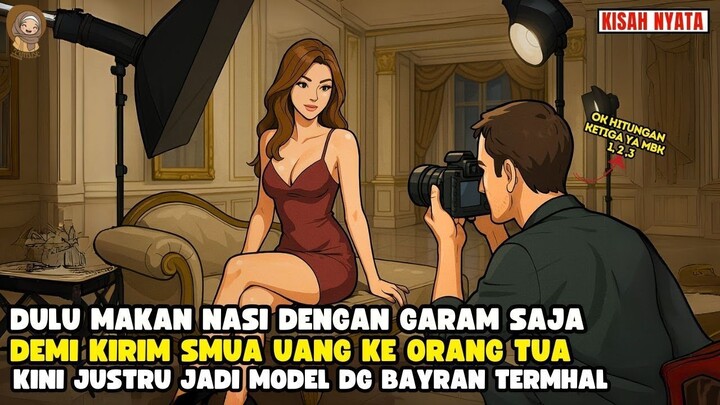 MKAN NASI & GARAM DEMI KIRIMI ORTU DIDESA DIA BERHASIL JD MODEL DG BAYARAN TERMA