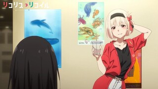 [Juli/Wakayama Shion & Anzai Chika] Pratinjau Lycoris Recoil Episode 4 [Tim Penerjemah Bahasa Mandar