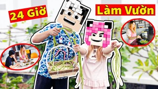 MỀU THỬ THÁCH 24 GIỜ LÀM VƯỜN CÙNG REDHOOD SIÊU HÀI*1 NGÀY MỀU VÀ REDHOOD Ở NHÀ CÙNG NHAU