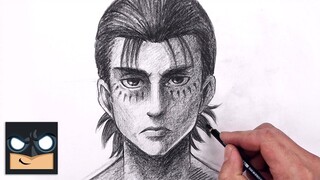 How To Draw Eren Yeager | Attack On Titan Sketch Tutorial