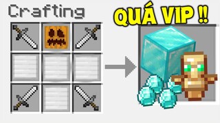 THỬ THÁCH SINH TỒN VÀ TIÊU DIỆT IRON GOLEM SẼ ĐƯỢC VẬT PHẨM CỰC VIP !! *GOLEM = KIM CƯƠNG*