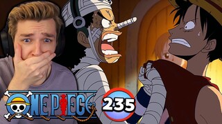 USOPP IS LEAVING?? | One Piece REACTION Episode 235