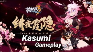 (Honkai impact3)_Kasumi gameplay :))