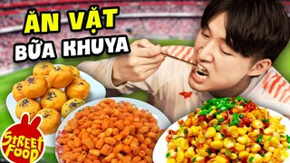 Nui Chiên Phủ Phô Mai Giòn rụm | Top Ăn Vặt Cực Đỉnh Khi Xem Bóng Đá Lúc Nửa Đêm | Woossi Vào Bếp